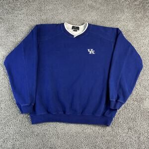 Antigua Royal Blue University of Kentucky Crewneck Sweatshirt
